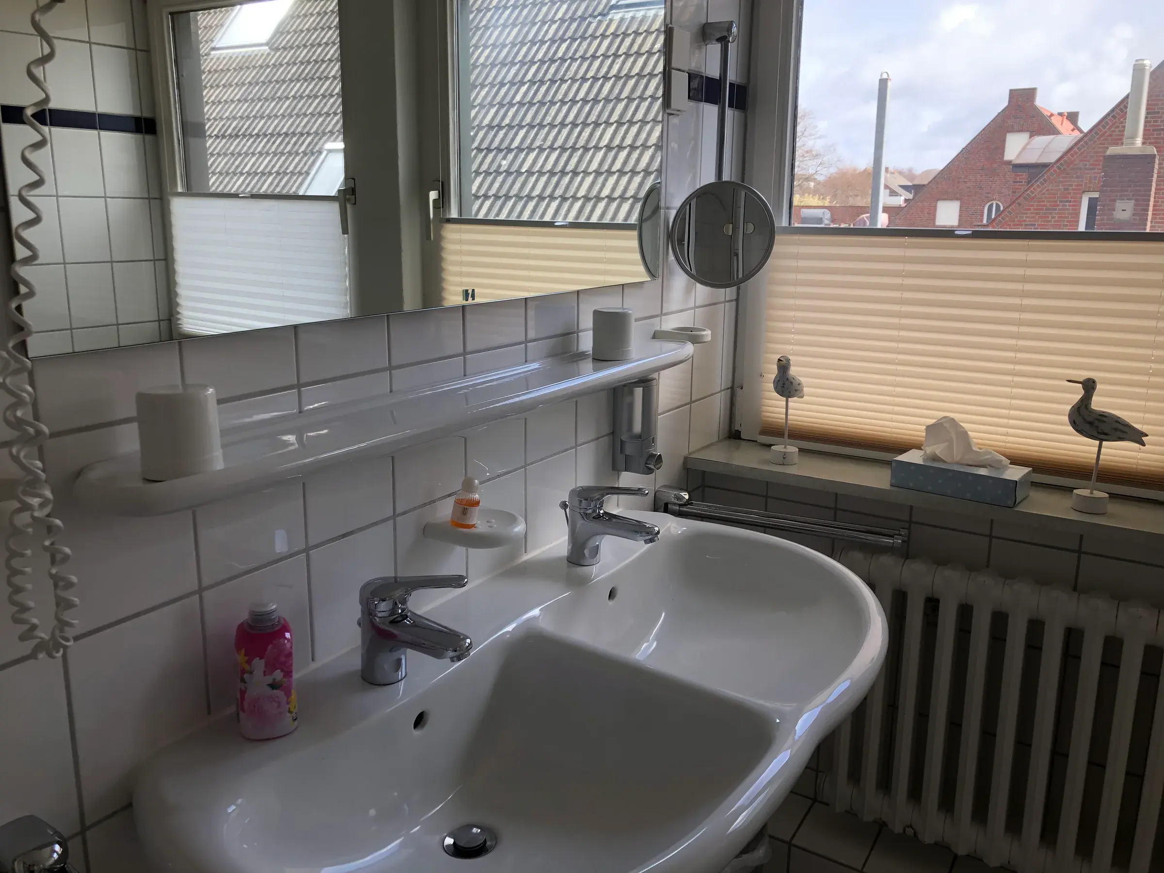 Duschbad der Ferienwohnung Borkum