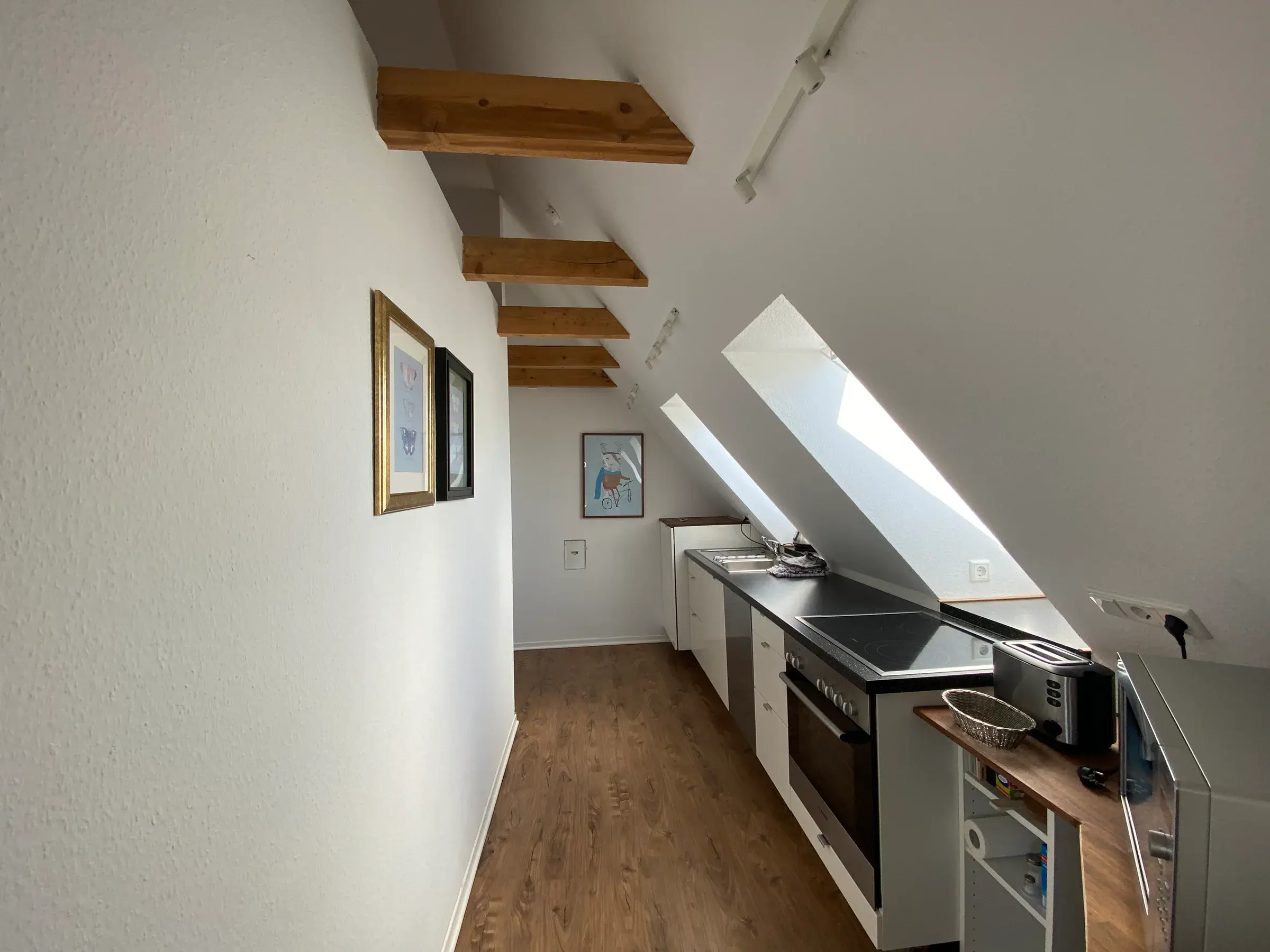 Separate Küche der Ferienwohnung Langeoog
